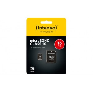 INTENSO microSDHC CLASS 10 16GB + ADAPTOR